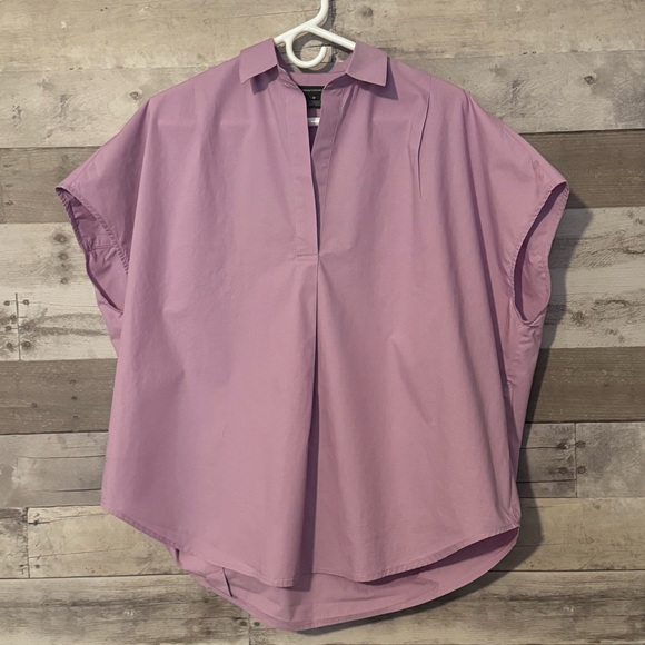 French Connection Popover Top - Lilac - Medium - Picture 3 of 9